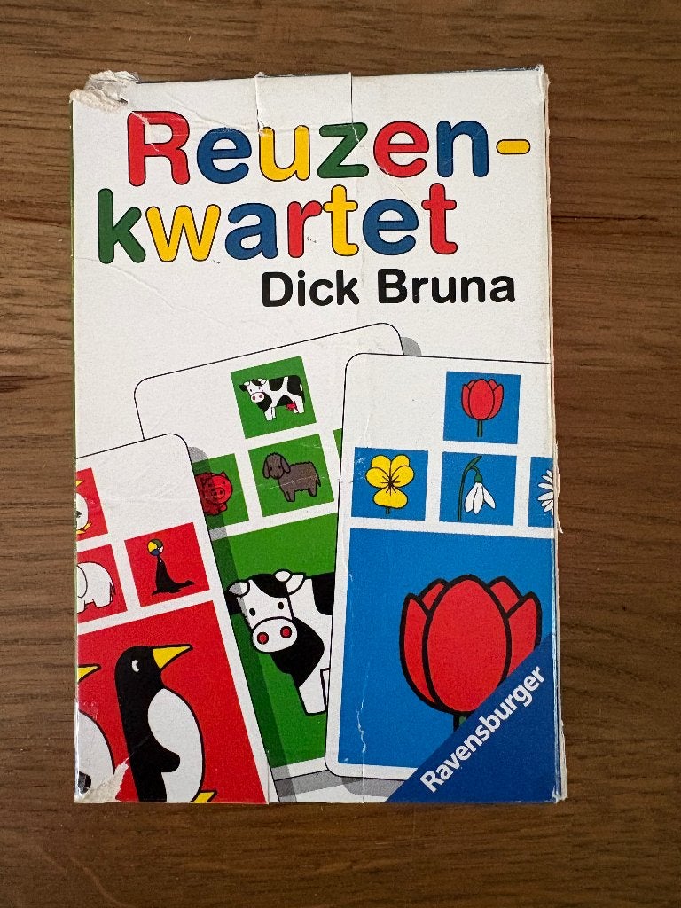 Dick Bruna Giant Quartet - Ravensburger (à partir de 3 ans), Enlèvement ou Envoi, Utilisé, Jeu(x) des sept familles