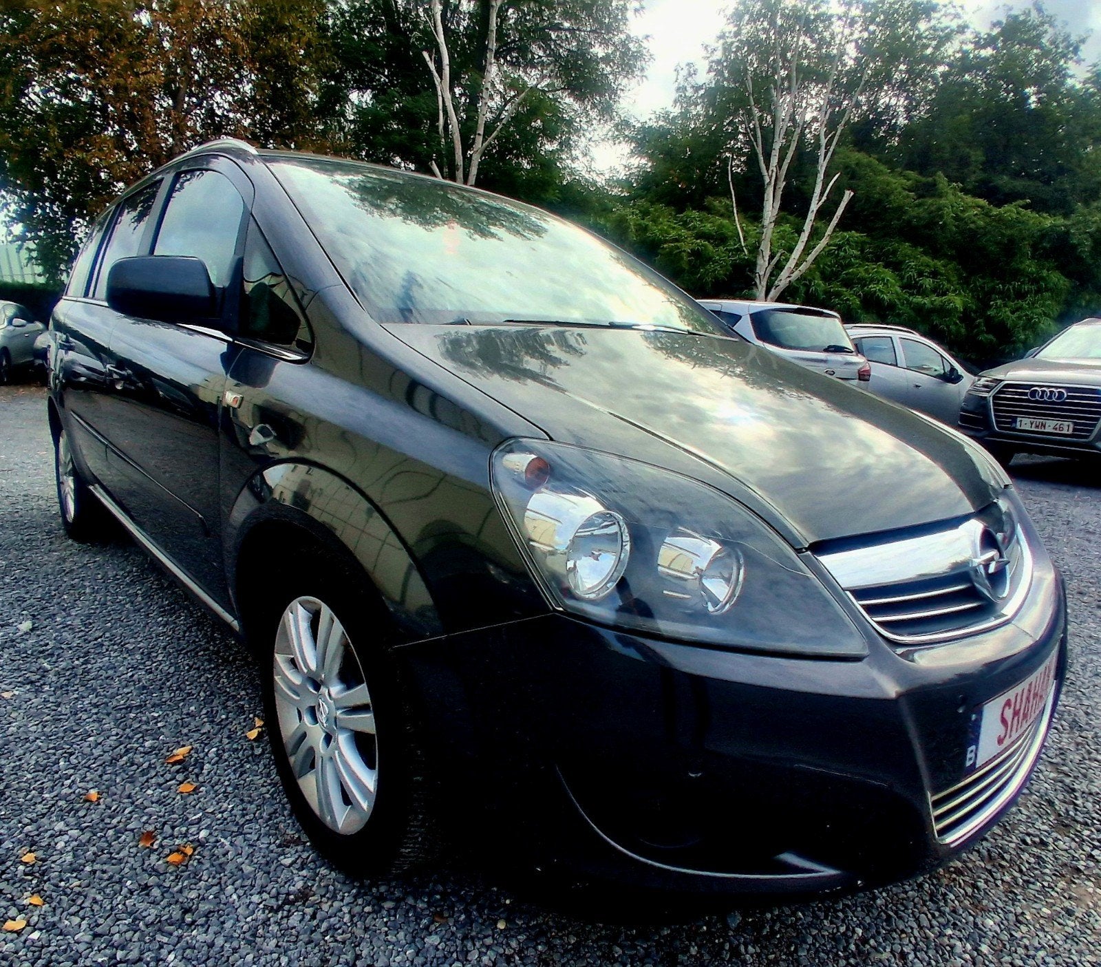 Opel Zafira benzine 1.6CC 7 plaats, Capteur de lumière, Entreprise, Boîte manuelle, Noir