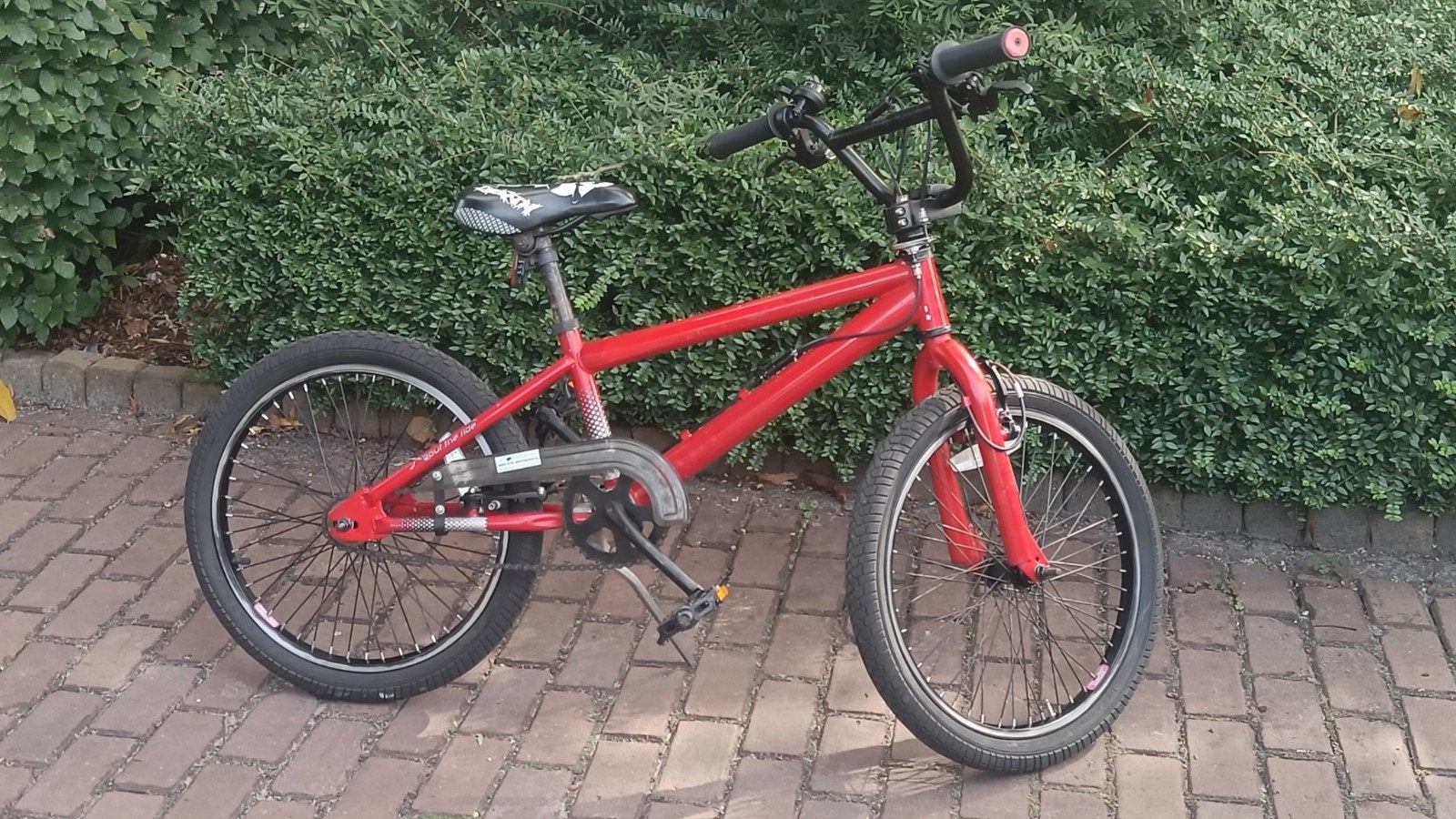 BMX kinderfiets 20 inch, Fietsen en Brommers, Ophalen, Gebruikt, Staal, Velgrem