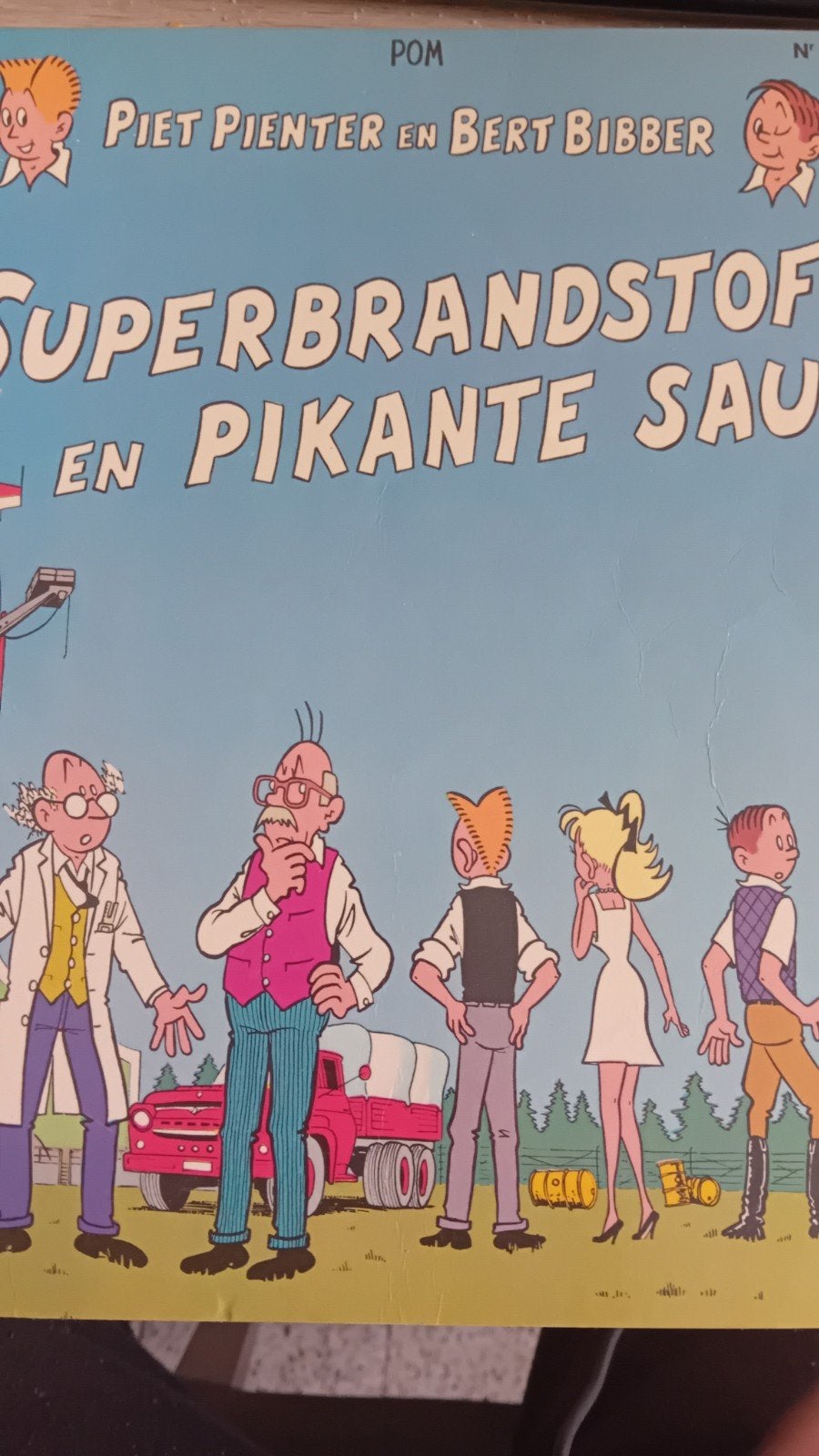 super brandstof en pikanto Sauce 28 piet pienter en bert bib, Boeken, Eén stripboek, Ophalen of Verzenden, Gelezen, POM