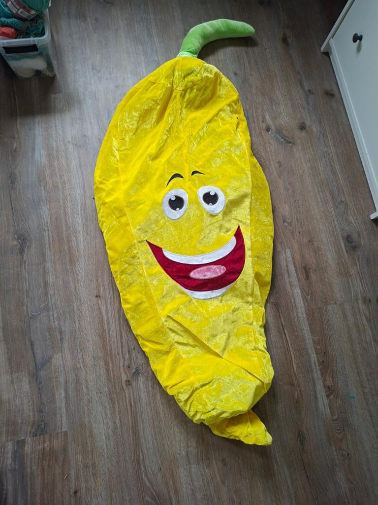 Opblaasbare banaan, Ophalen