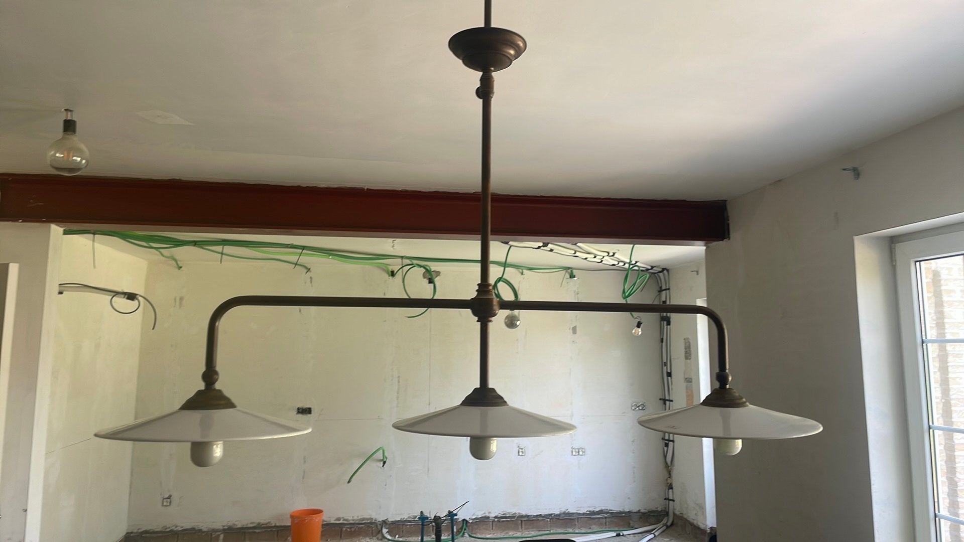 Hanglamp italiaans design, Ophalen, Gebruikt, Overige materialen