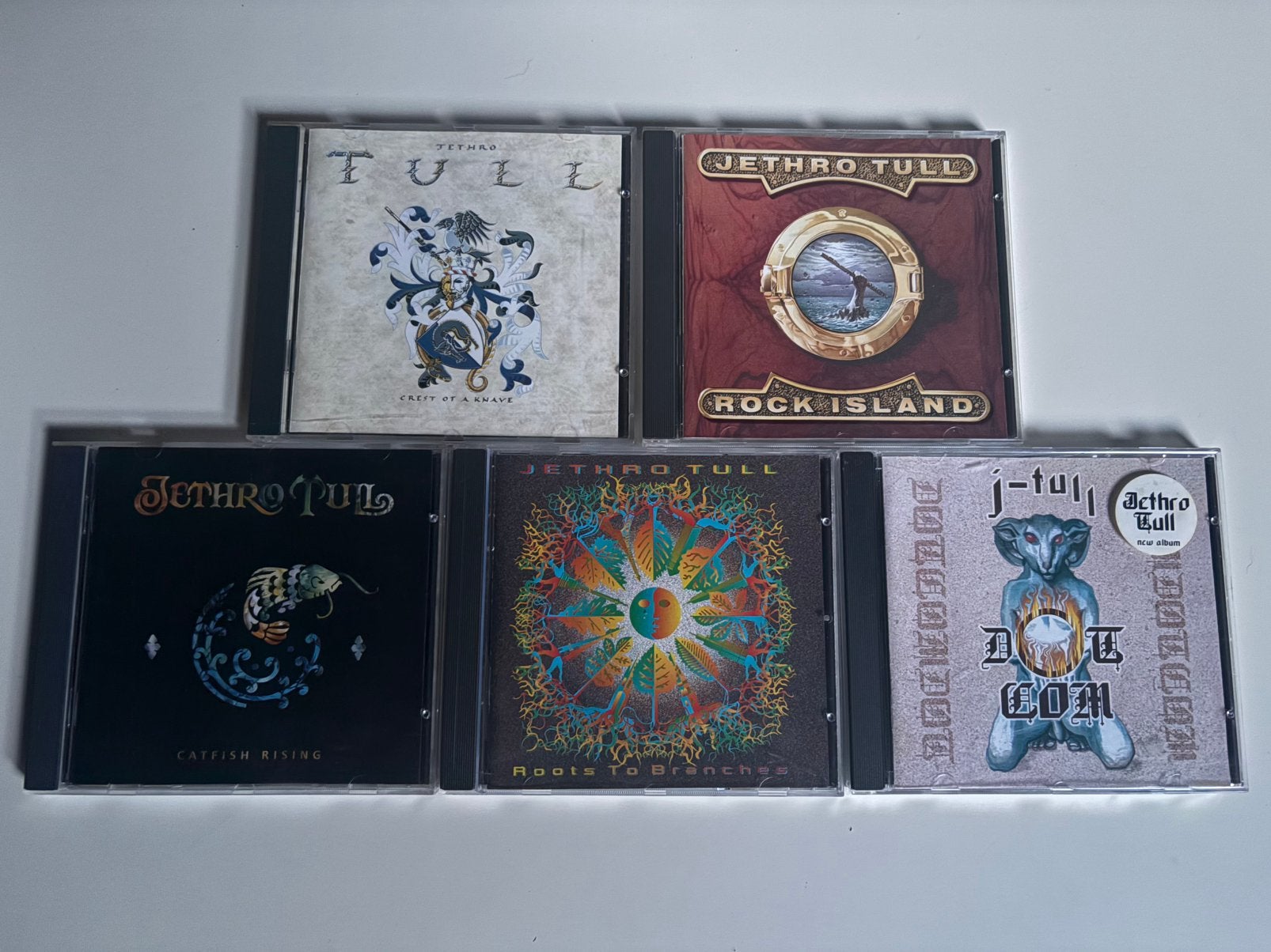 JETHRO TULL LOT DE 5 ALBUMS CD, CD & DVD, Enlèvement ou Envoi, Comme neuf