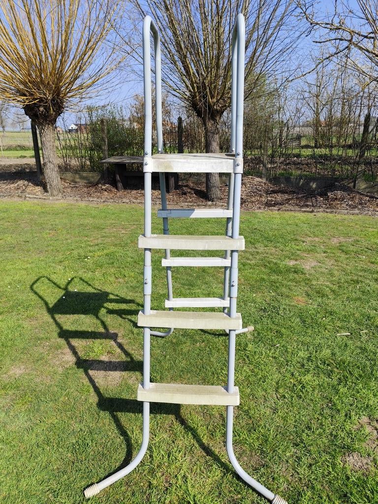 Zwembadladder, Ophalen, Ladder