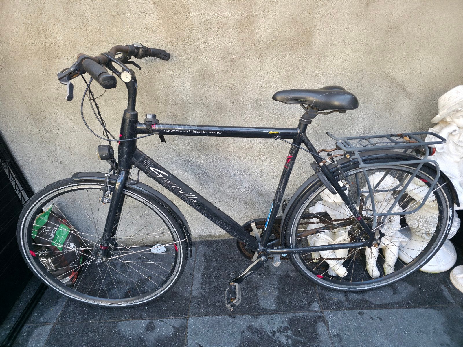 Granville herenfiets voor opmaak, Ophalen