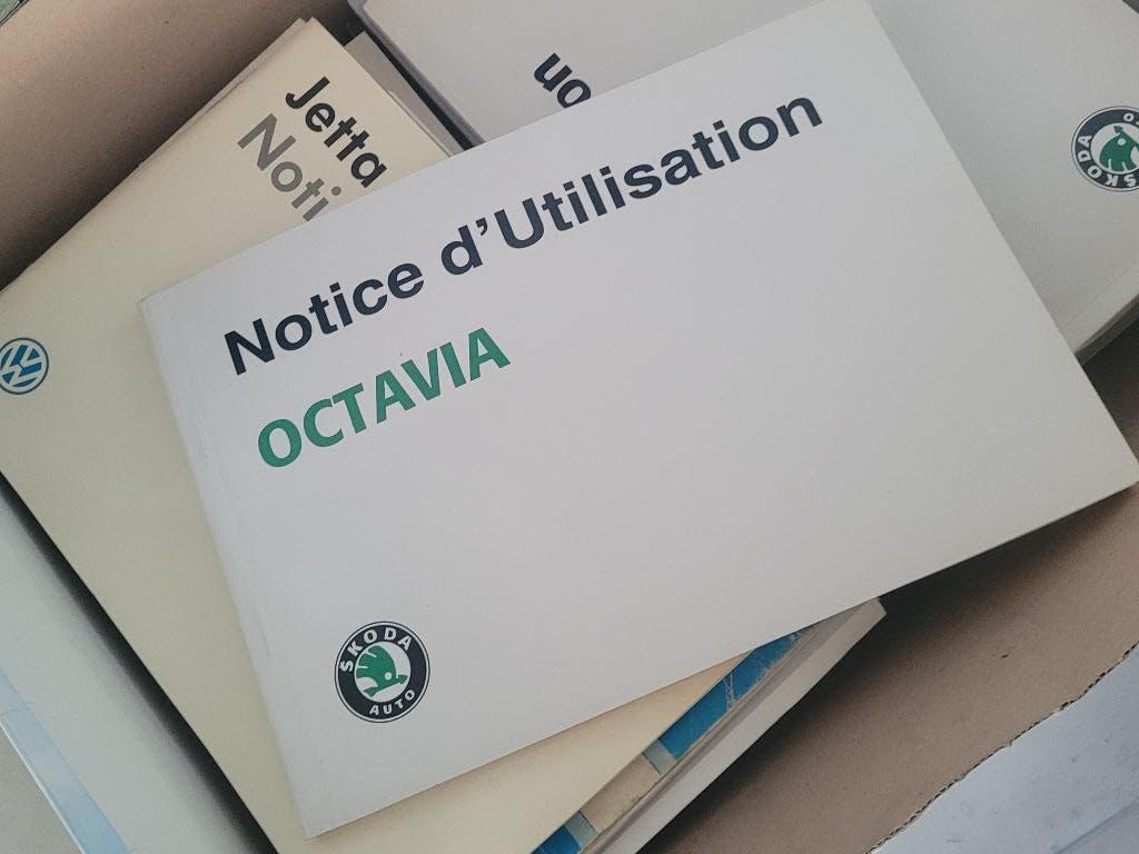Manuel de Bord Original Skoda Octavia 1 - État Neuf, Enlèvement, Neuf