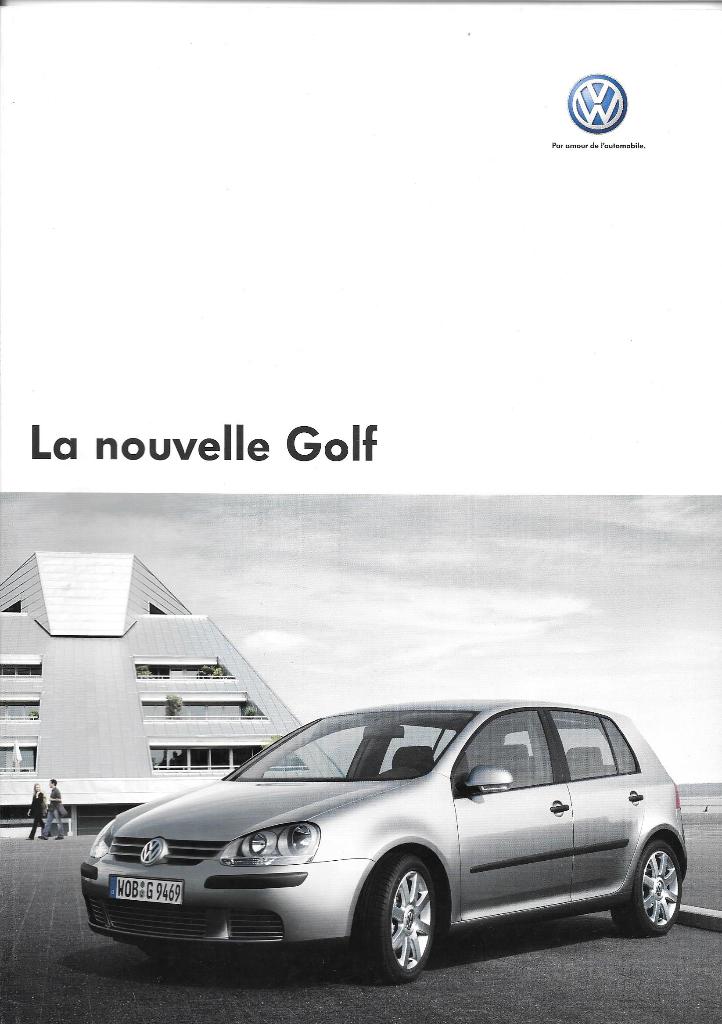 VOLKSWAGEN GOLF  2004, Boeken, Auto's | Folders en Tijdschriften, Ophalen of Verzenden, Zo goed als nieuw, Volkswagen