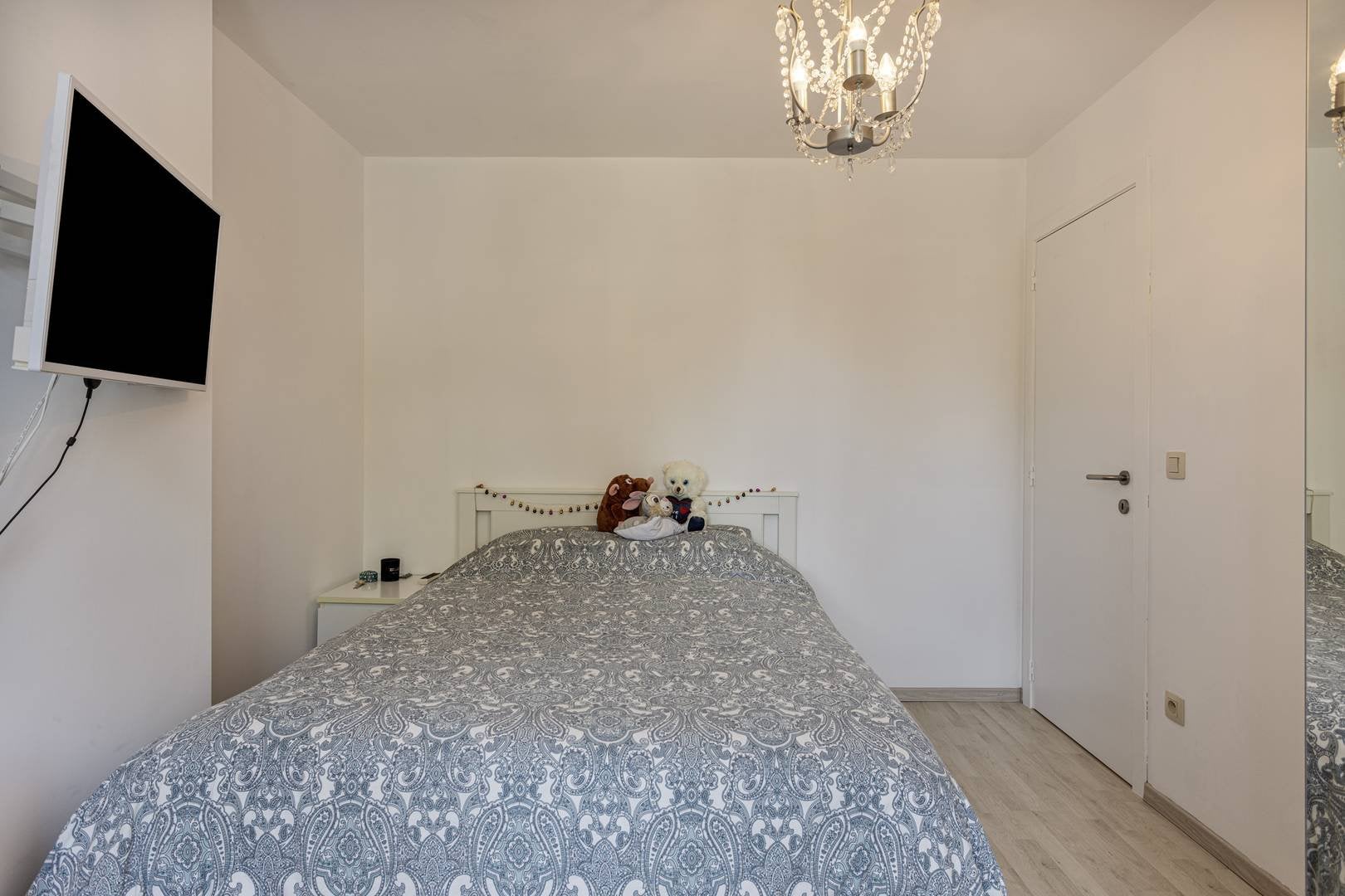 Bed + matras te koop 1m40, Ophalen, Wit, 200 cm