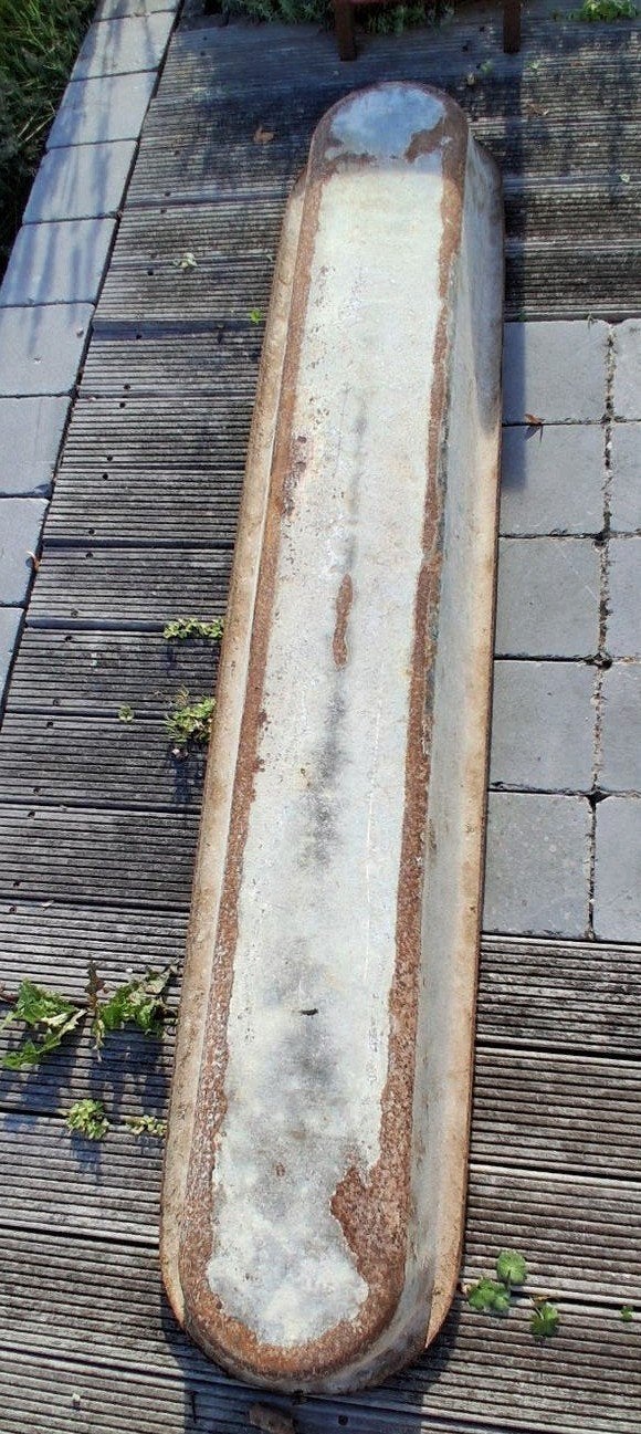 grande auge en zinc, Jardin & Terrasse, Moins de 30 cm, Enlèvement, Utilisé, Intérieur