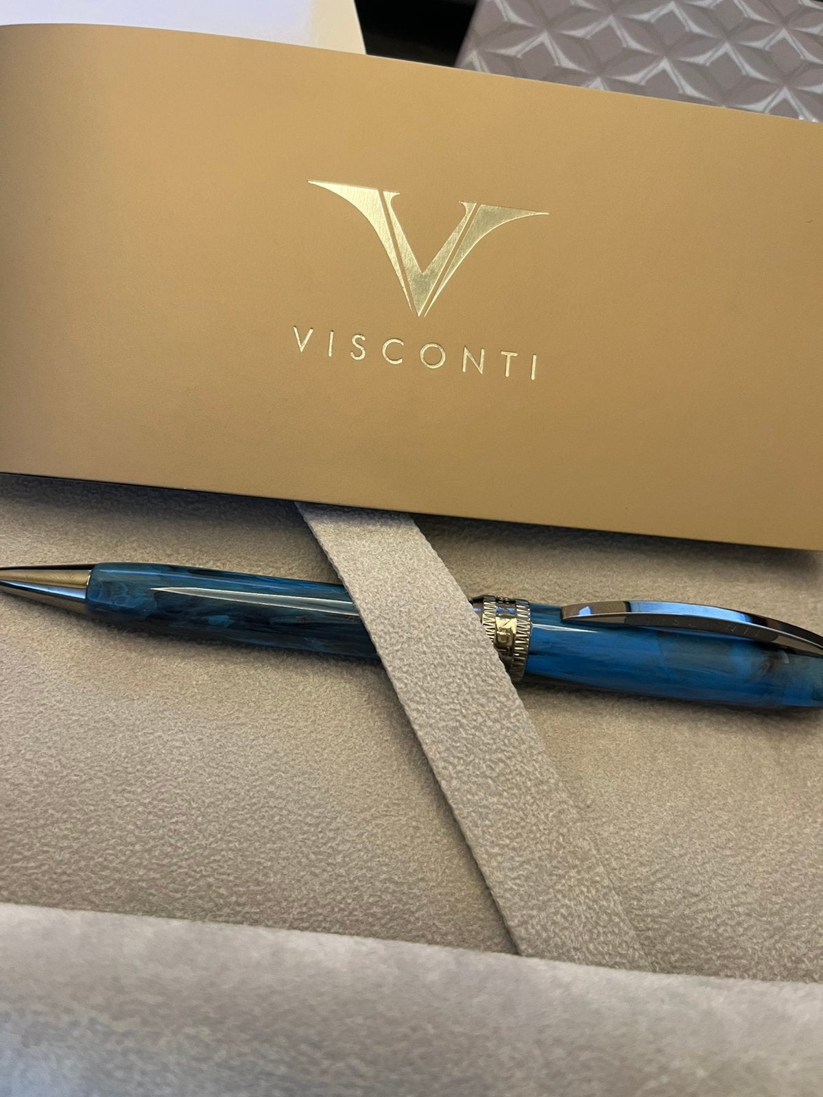 Visconti Rembrandt BP Blue, Verzamelen, Pennenverzamelingen, Balpen, Met doosje, Zo goed als nieuw, Ophalen