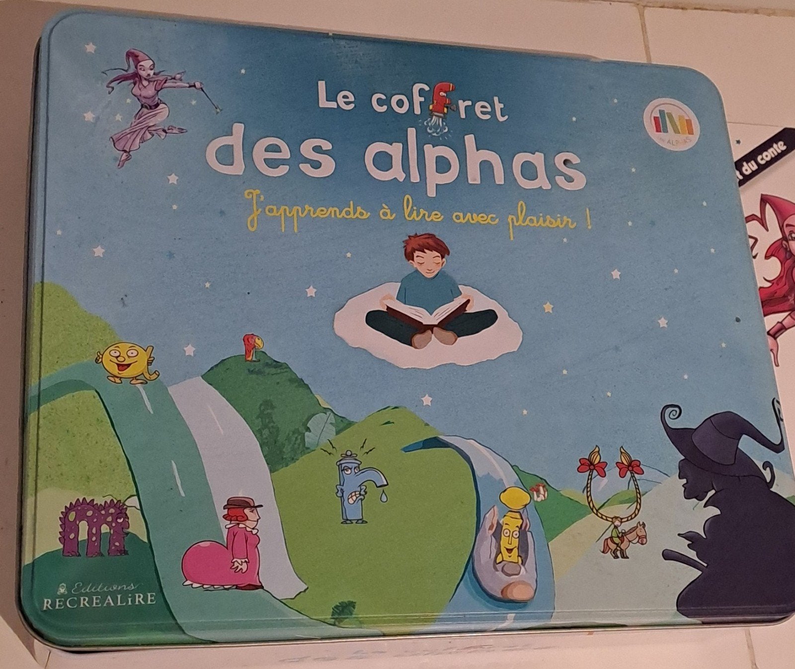 coffret des ALPHAS pour apprentissage lecture, Enlèvement ou Envoi, Utilisé, Langue et Lecture
