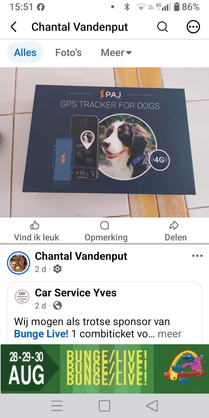 gps tracker honden ooit gebruikt, Ophalen, Nieuw
