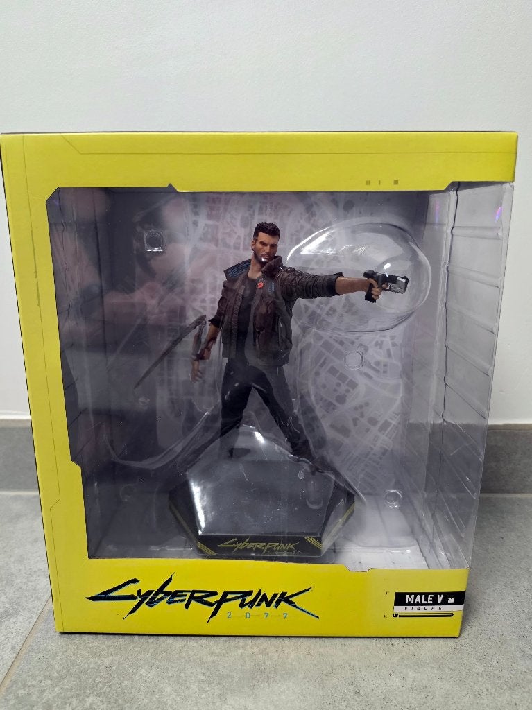 Cyberpunk 2077 figuur - mannelijk V - verzegelde doos, Verzamelen, Ophalen of Verzenden, Nieuw, Fantasy