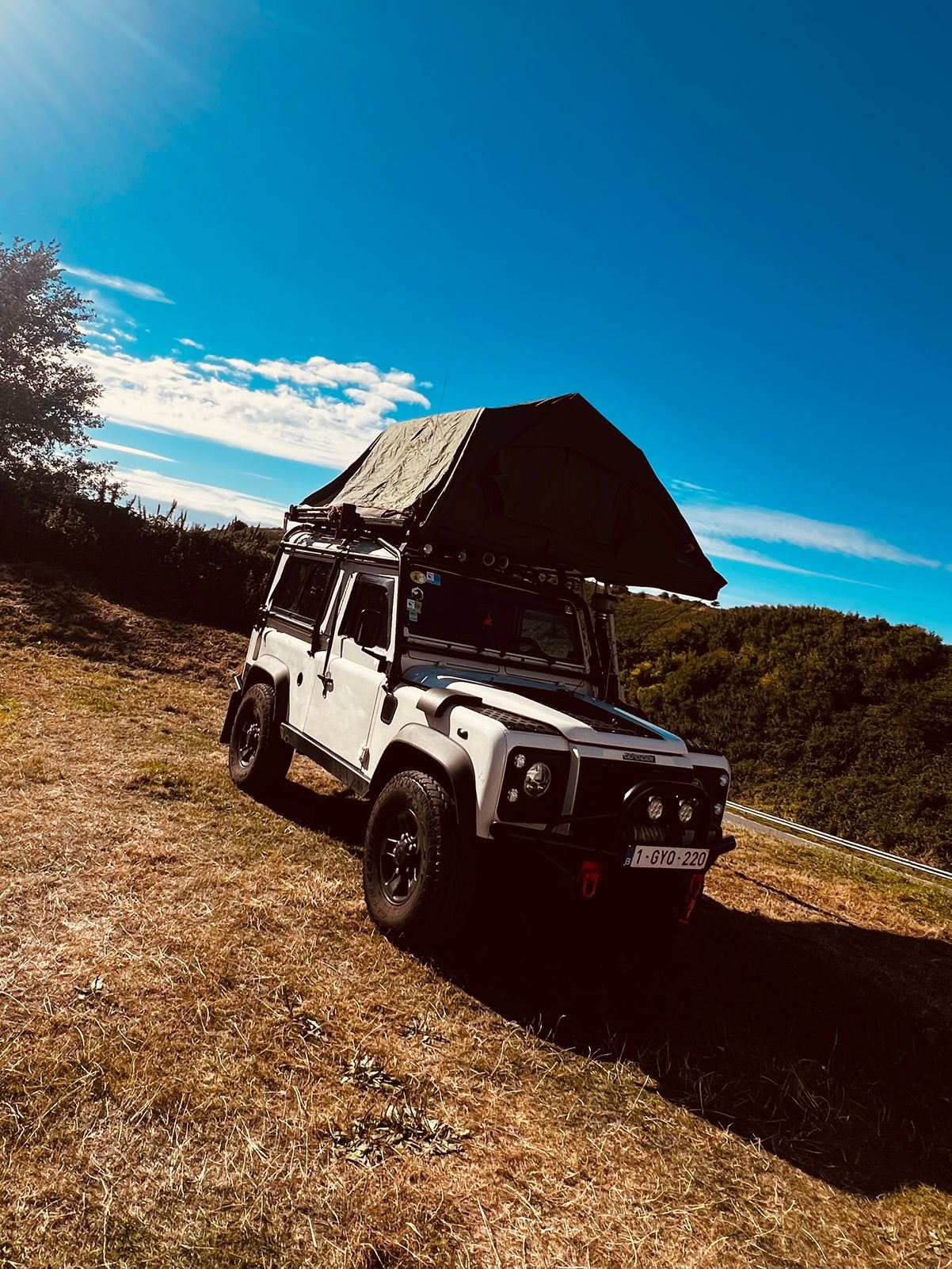 Defender td5 + daktent, Auto's, Land Rover, Particulier, LED verlichting, Defender, Ophalen