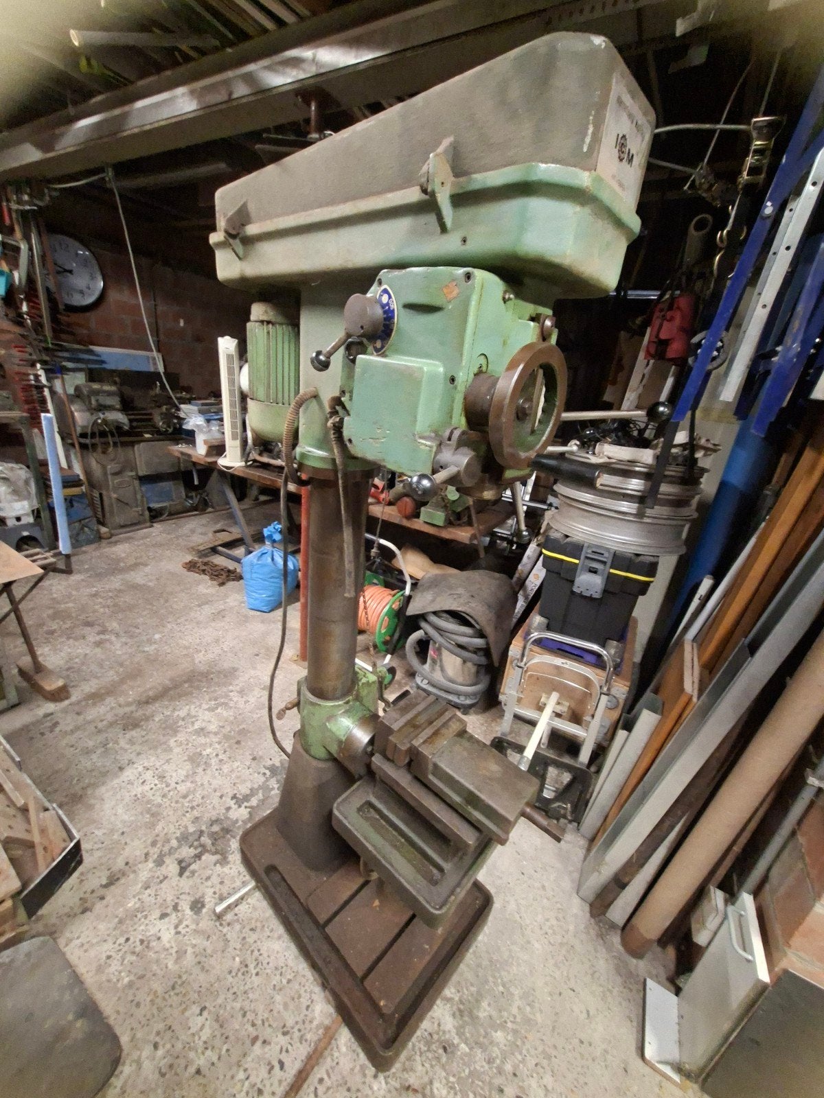 zware kolomboor freesmachiene, Doe-het-zelf en Bouw, Gereedschap | Slijpmachines, Ophalen, Gebruikt, Overige typen