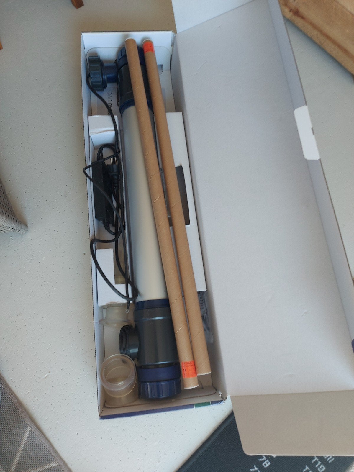 uvc lamp, Ophalen, Gebruikt