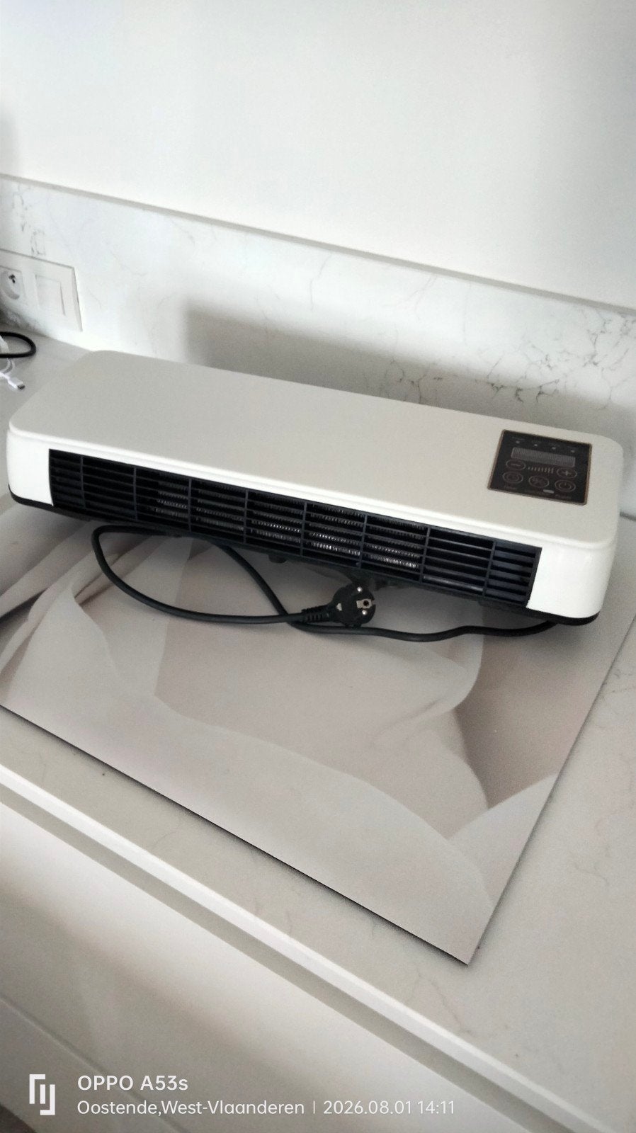 te koop electrische kacheltje, Ophalen