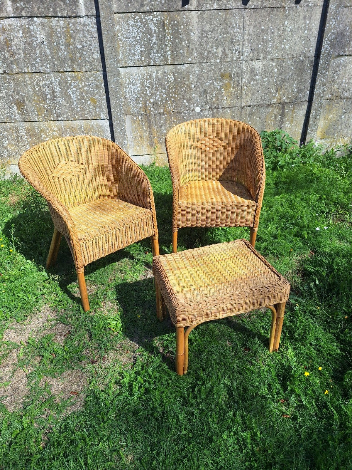 rieten set, Ophalen