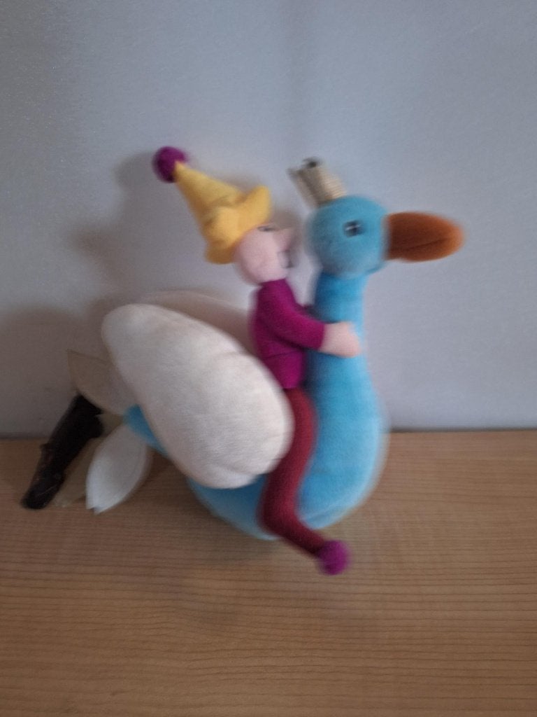 knuffel eend en kabouter, Enfants & Bébés, Jouets | Peluches, Enlèvement ou Envoi, Neuf, Canard