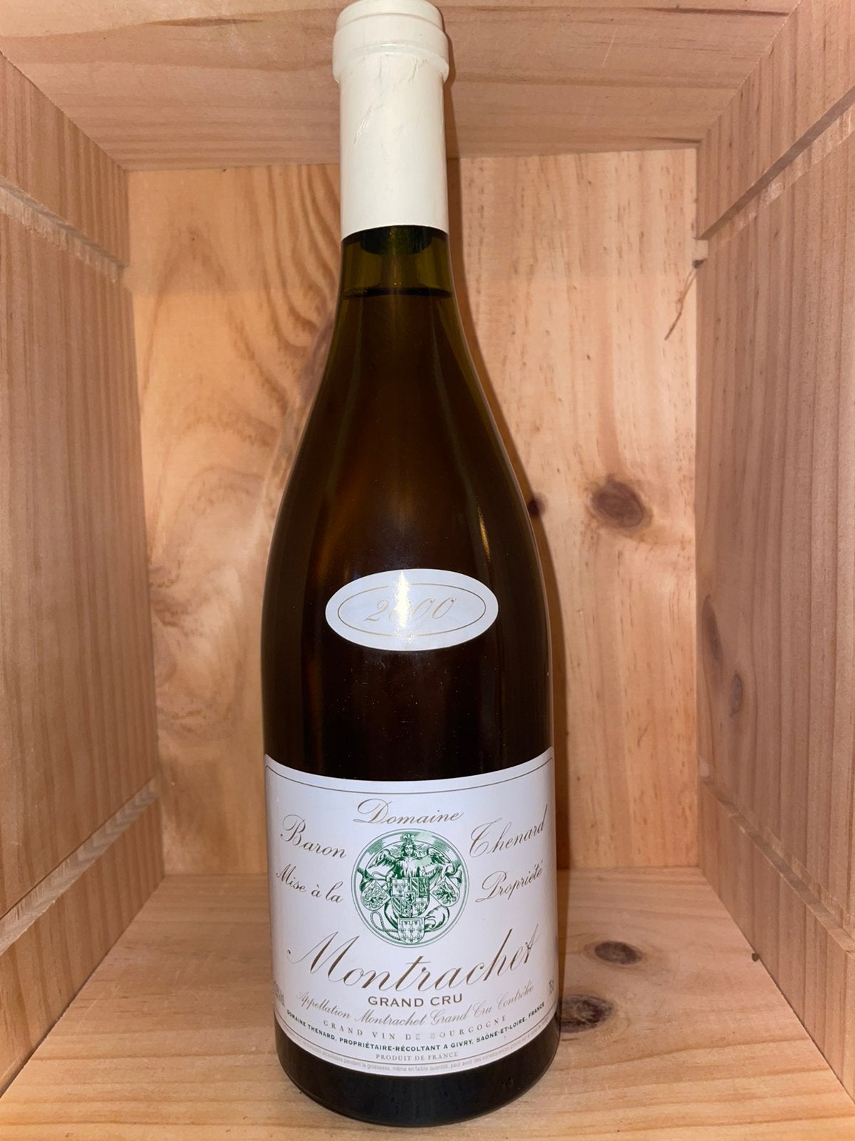 Montrachet Grand Cru 2000, Verzamelen, Wijnen, Ophalen of Verzenden, Zo goed als nieuw