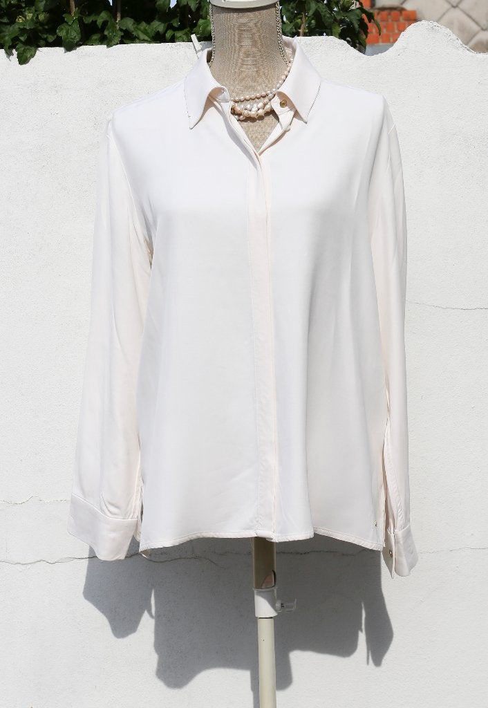 Splendide chemisier blanc Tommy Hilfiger neuf - T42, Enlèvement ou Envoi, Blanc, Tommy Hilfiger, Taille 42/44 (L)