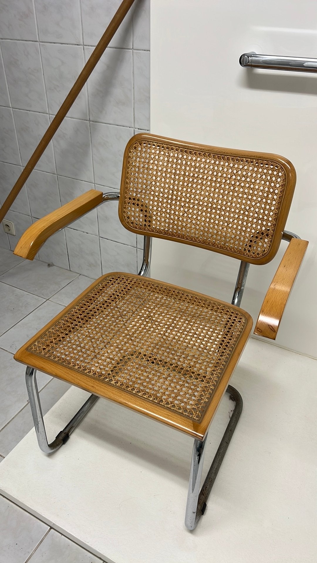 Marcel Breuer cescastoel - met patina / oxidatie, Enlèvement