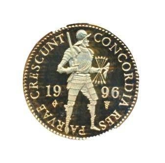 Nederland Gouden Dukaat 1996, Ophalen of Verzenden, Goud
