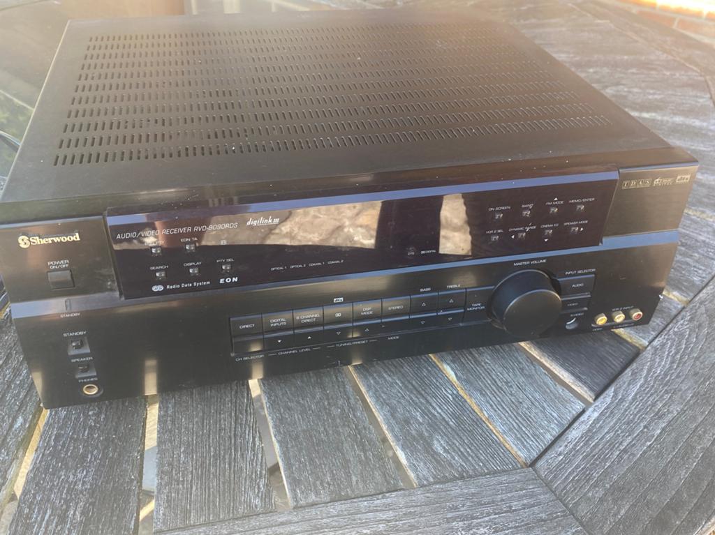 Amplificateur Audio/Vidéo Sherwood RVD-9090 RDS, Audio, Tv en Foto, Stereoketens, Ophalen of Verzenden, Gebruikt, Tuner of Radio