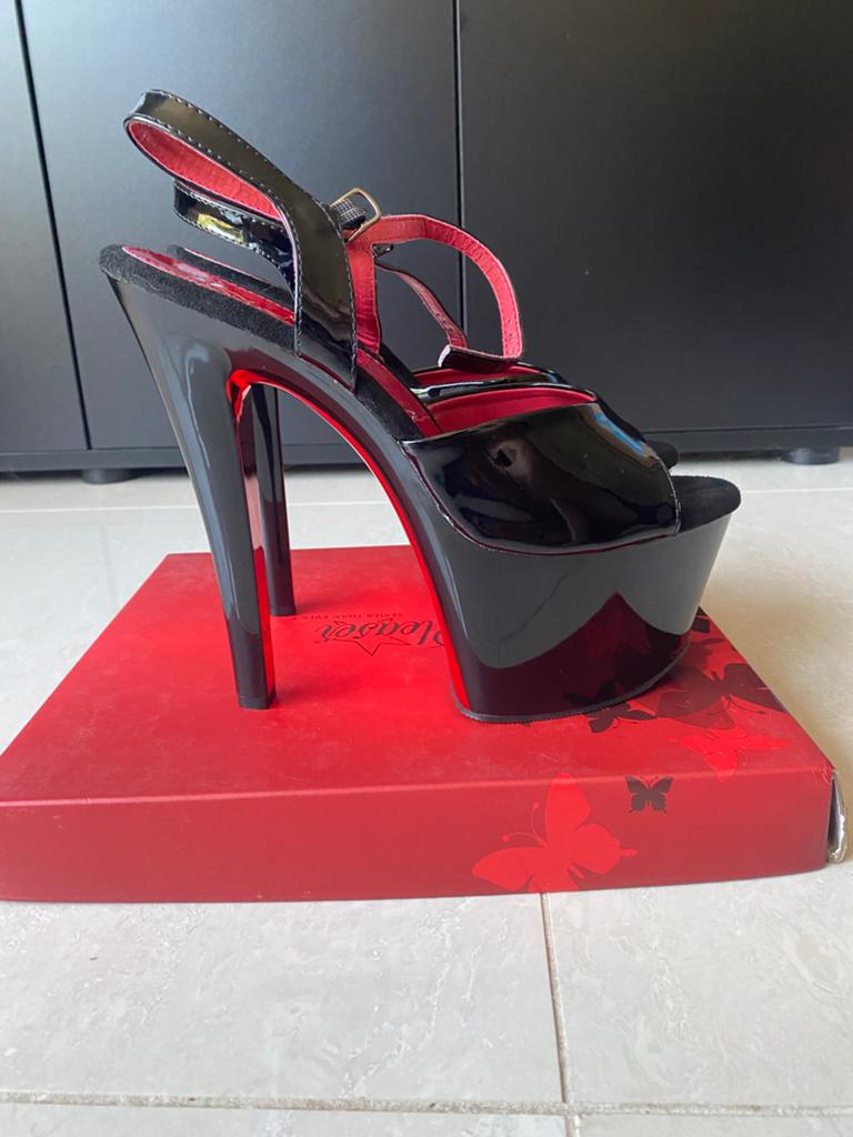 Pleaser heels maat 40, Kleding | Dames, Ophalen, Zo goed als nieuw, Zwart