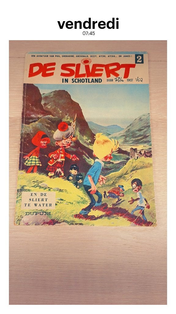 De Sliert in Schotland - Eerste Druk, Enlèvement ou Envoi, Utilisé, Roba