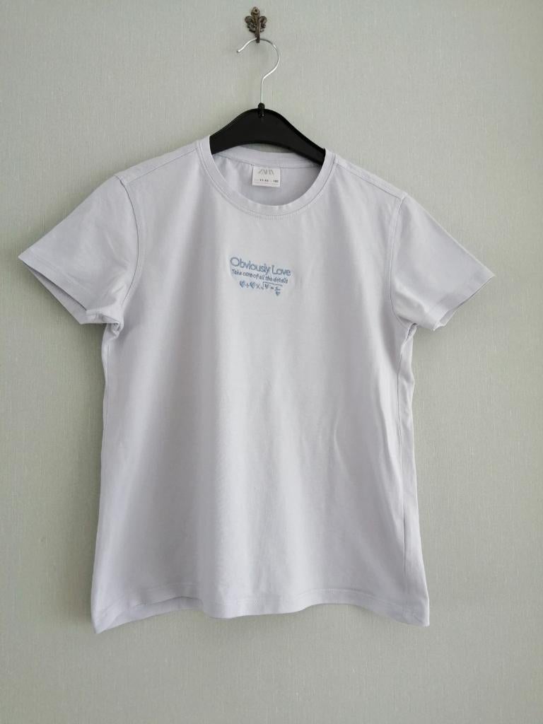 joli t-shirt Zara taille 11/12 ans, Enfants & Bébés, Chemise ou À manches longues, Zara, Utilisé, Fille