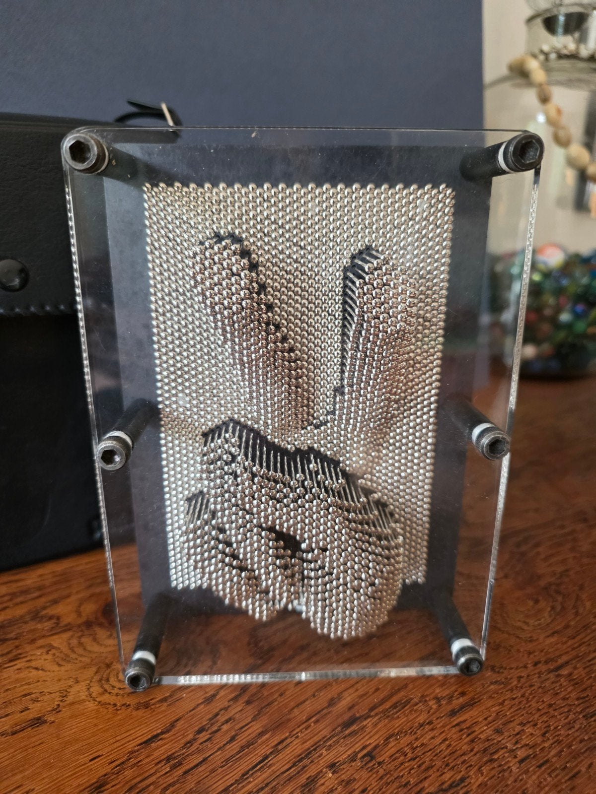 Retro Pinhead 3D Pin Art Gemmy (1986) incl. zeldzame Tas, Verzamelen, Ophalen of Verzenden