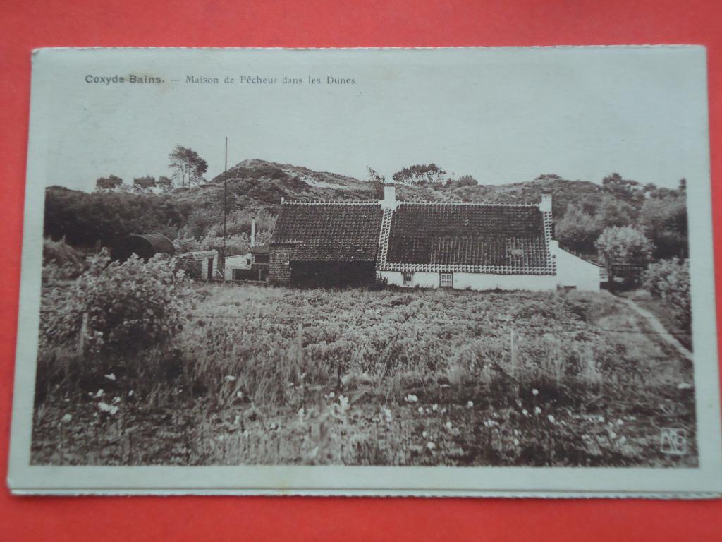 Koksijde - Coxyde - Bains Maison de Pêcheur dans les Dunes, Verzamelen, Postkaarten | België, Ophalen of Verzenden, 1920 tot 1940
