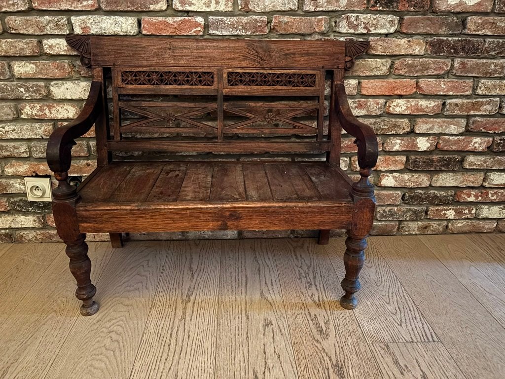 Zitbankje decoratie / voor kinderen, Maison & Meubles, Accessoires pour la Maison | Autre, Comme neuf, Enlèvement, Classique, Bois