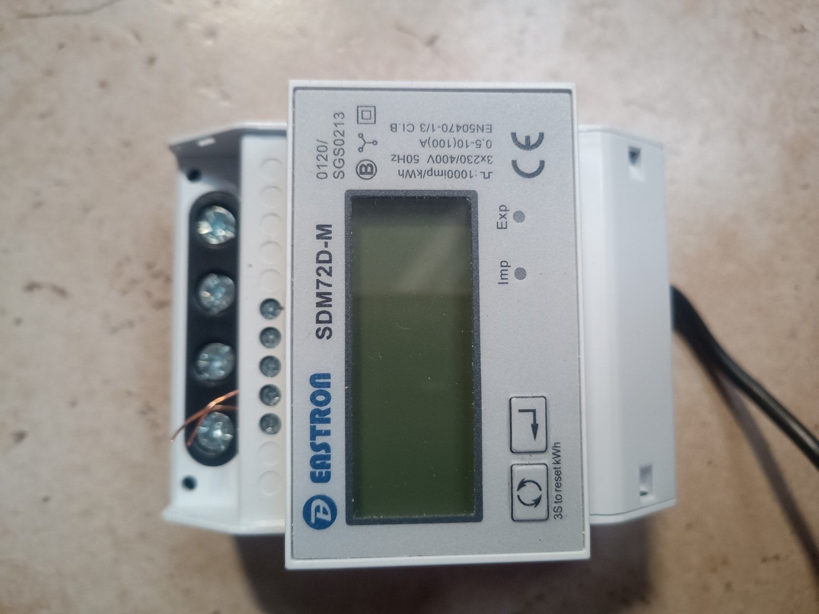 Compteur eastron triphasé SDM72D-M, Comme neuf