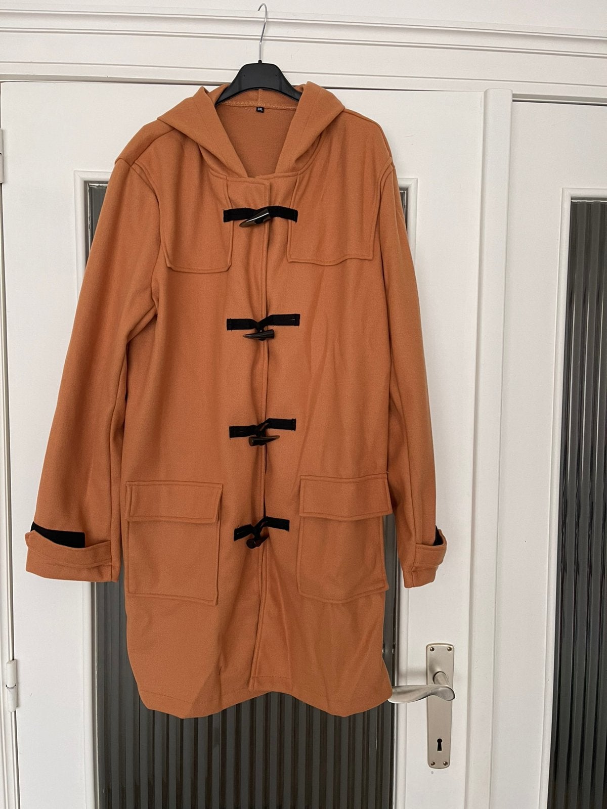 Houtjes-touwtjes jas. Camel kleur. XL, Verzenden, Zo goed als nieuw