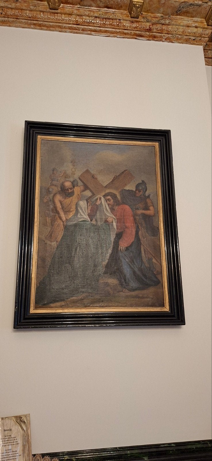 Peinture de l'église d'autrefois., Enlèvement