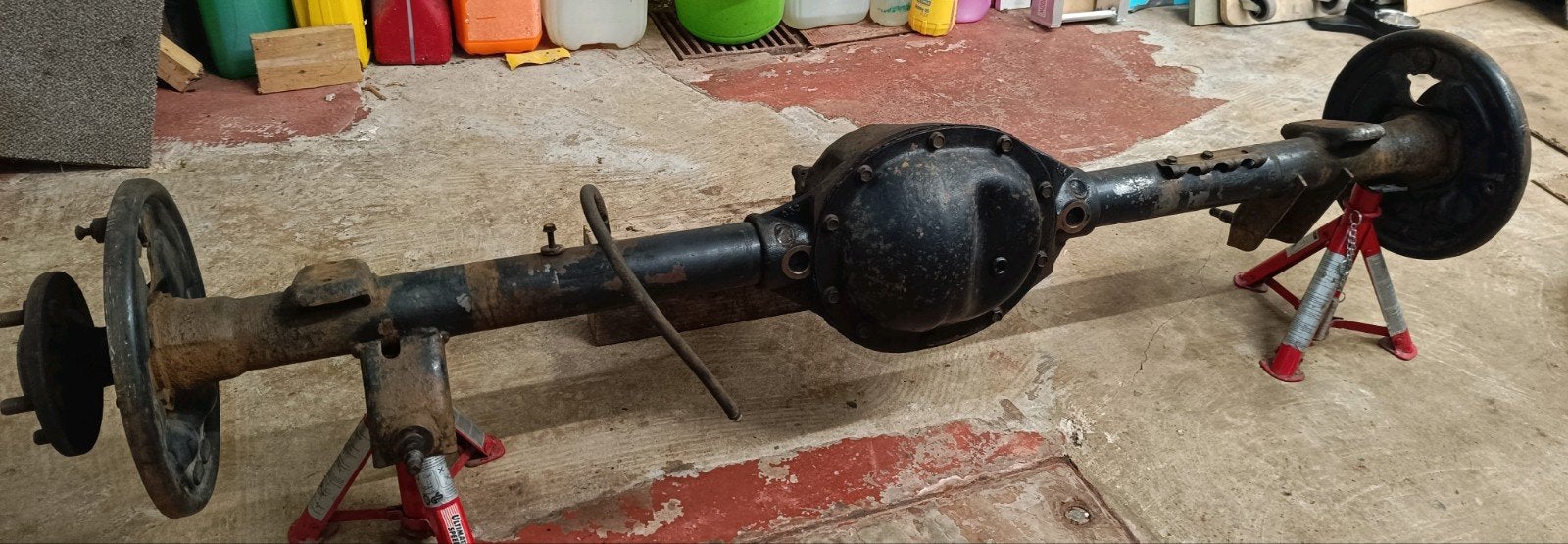 Jeep XJ achteras dana 35 met limited slip, Ophalen, Jeep
