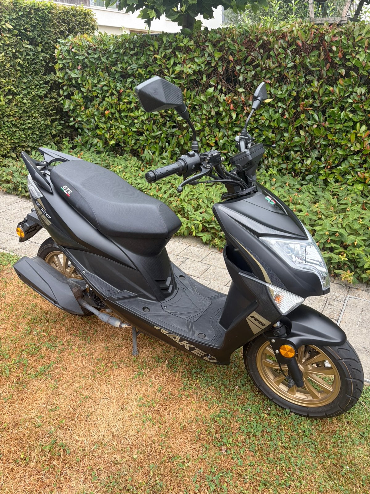 GTS Enzo Naked 50cc – Carbon Black | B-klasse (45 km/u), Comme neuf, Classe B (45 km/h), Enlèvement, Essence