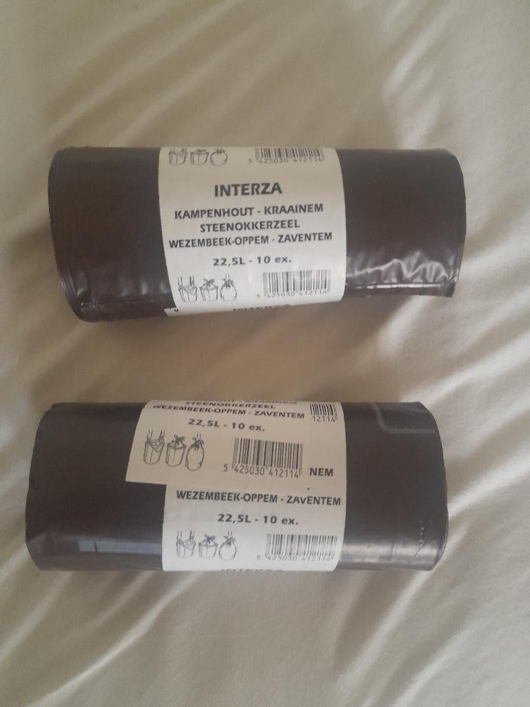 Interza vuilniszakken, Enlèvement