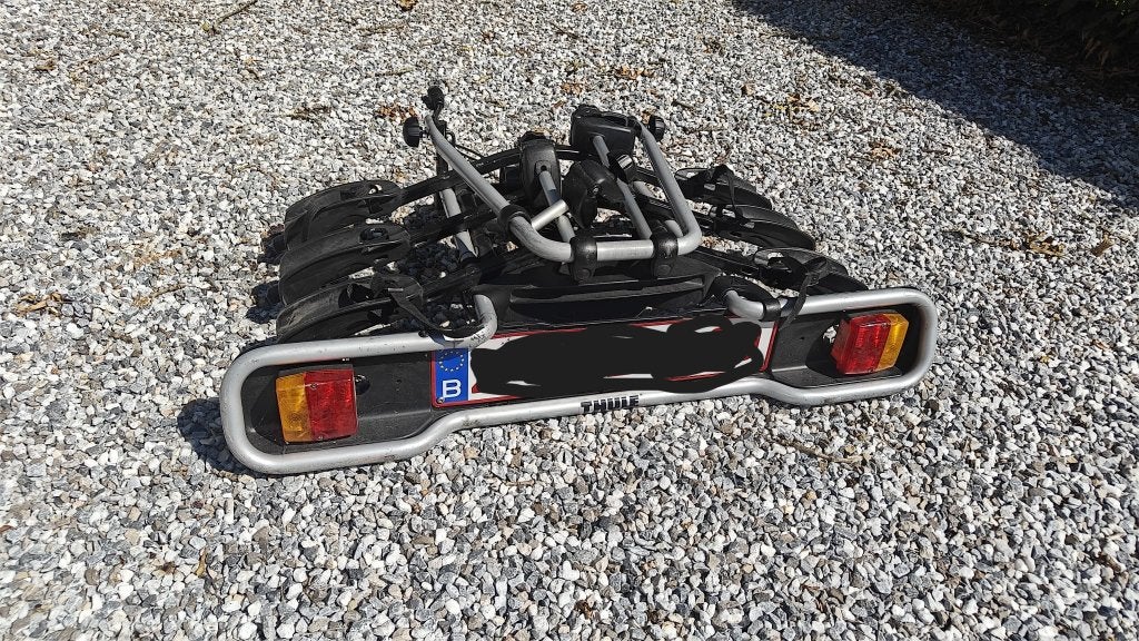 Thule Fietsdrager Euroride 943, Enlèvement, 3 vélos ou plus, Utilisé, Support d'attelage