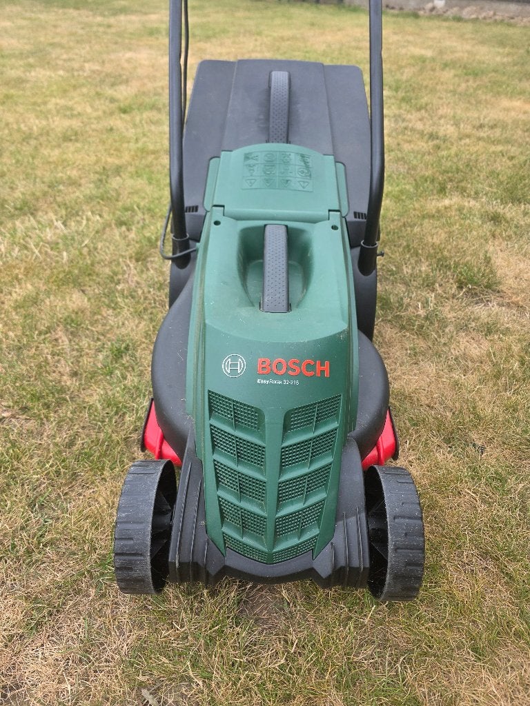 grasmaaier bosch, Ophalen, Elektrische grasmaaier, Zo goed als nieuw, Opvangzak