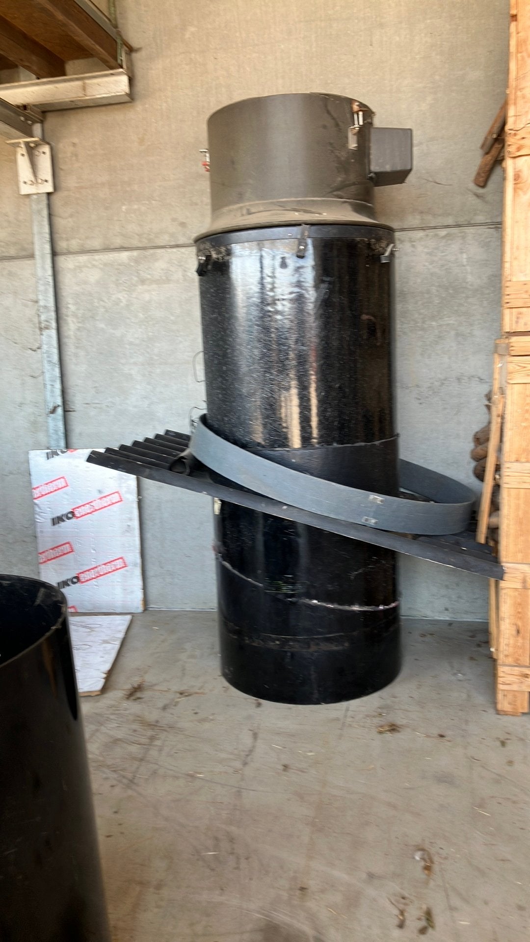 Dakkoker diameter 80 zonder ventilator, Ophalen, Stalinrichting