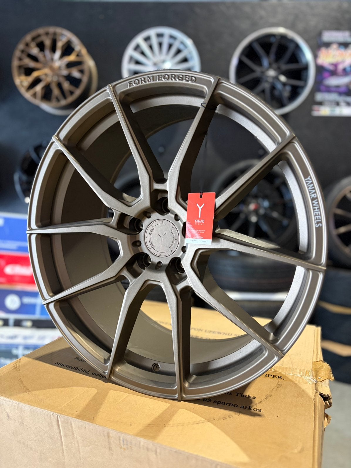 19” yanar wheels ff17 satin bronze, Ophalen