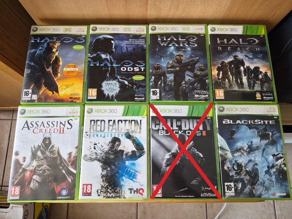 Lot de jeux XBOX 360, Consoles de jeu & Jeux vidéo, Enlèvement
