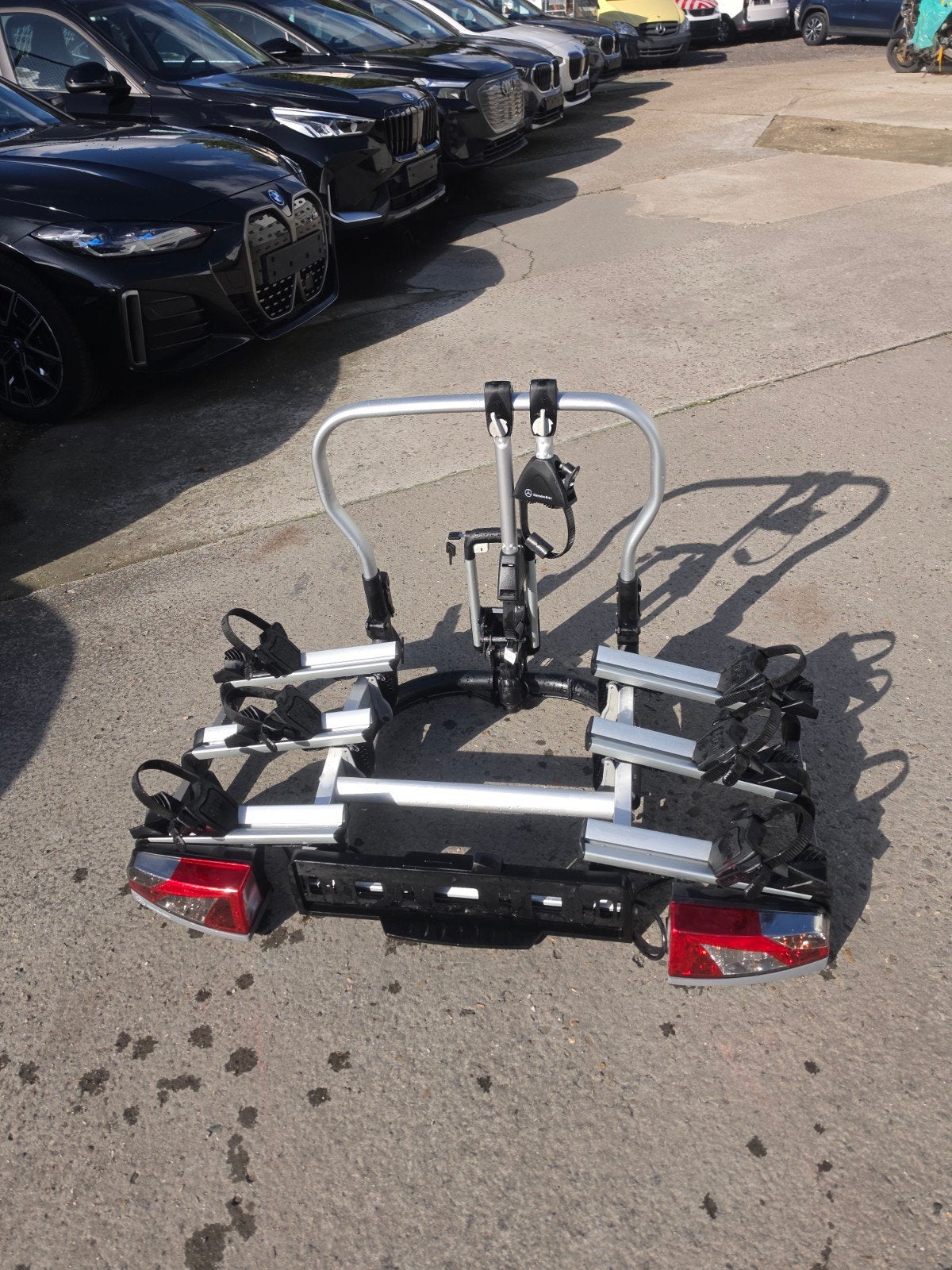 Mercedes fietsenrek, 3 fietsen, Auto diversen, Ophalen, 3 fietsen of meer, Zo goed als nieuw, Trekhaakdrager