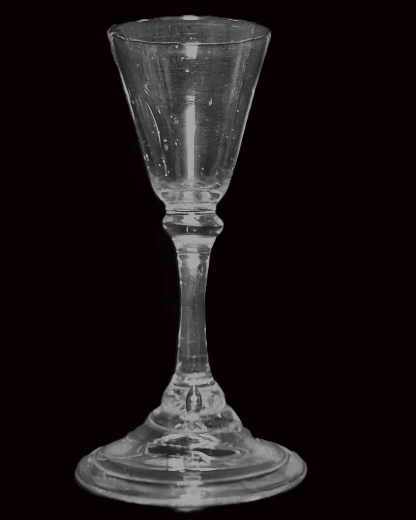 Verre à cordial liégeois vers 1730, Enlèvement ou Envoi