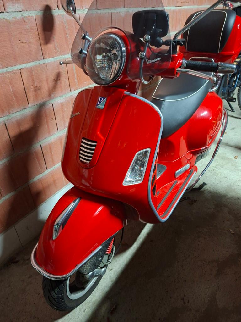 Vespa 125cc Piaggio, Ophalen