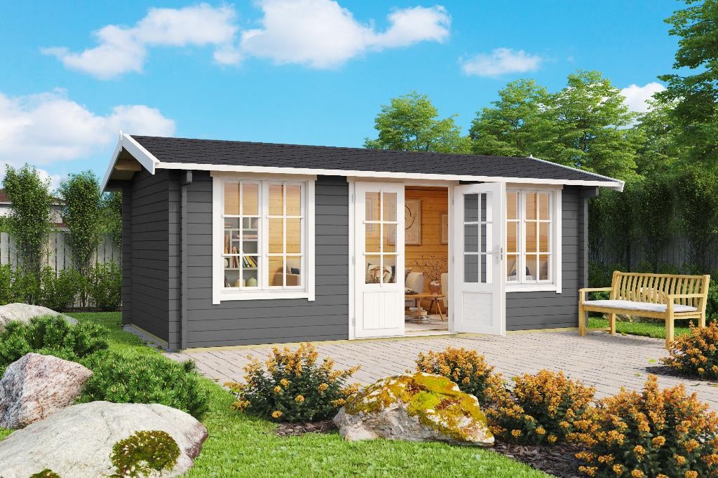 NOUVELLE cabane en rondins de 44 mm : Pembrokeshire 53, Envoi, Neuf