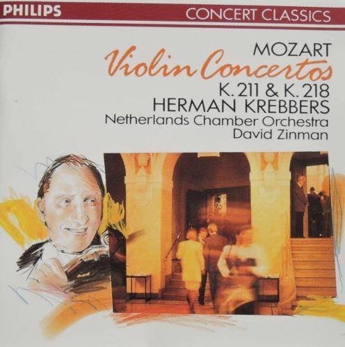 Mozart / Vioolconcertos 2 en 4 - Krebbers / Zinman - PHILIPS, Ophalen of Verzenden, Zo goed als nieuw, Orkest of Ballet, Mozart